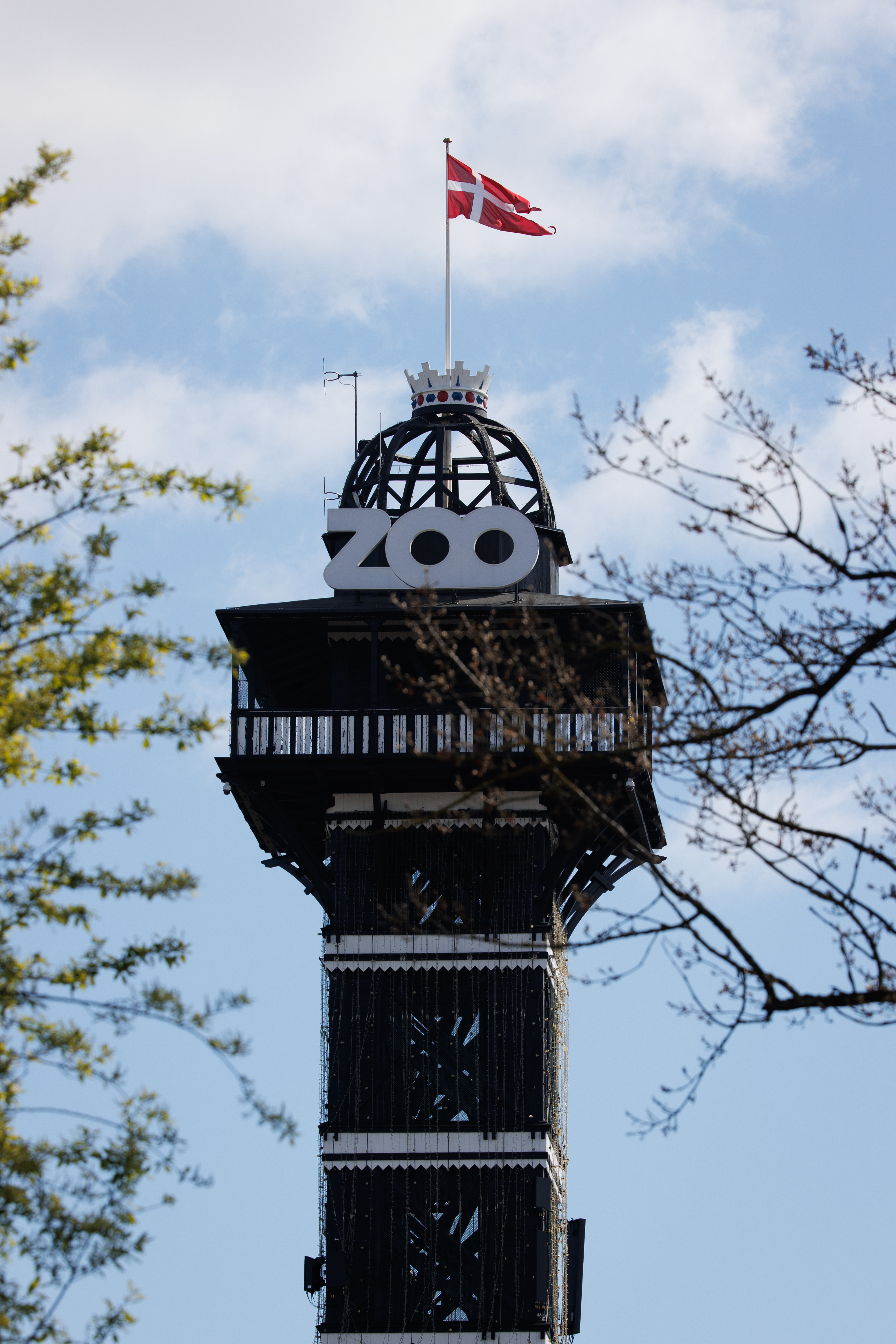 The Zootower with flag on the top